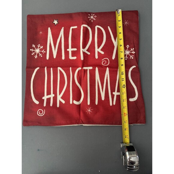 Christmas Throw Pillow Covers Christmas Decorations 18in x 18in NEW (4pack) - Picture 3 of 9